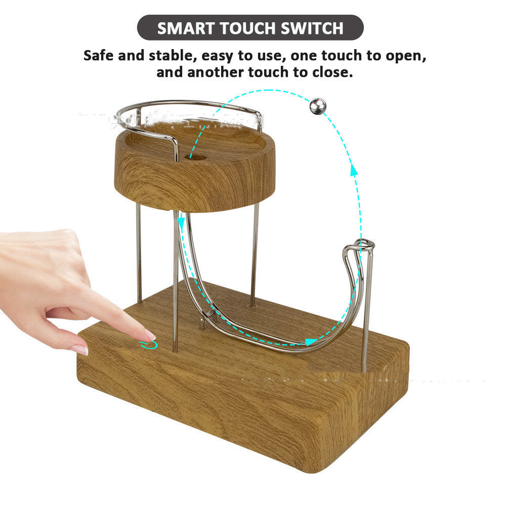 Kinetic Marble Motion Machine Decor – Creative Desktop Art Ornament for Home & Office