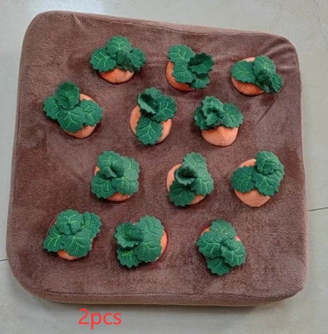 Interactive Carrot Dog Toy