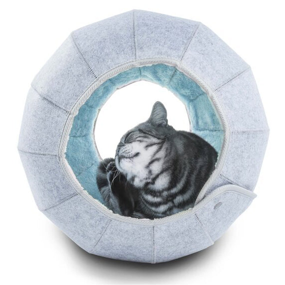 Foldable Pet Tunnel Toy – Interactive Indoor Cat Tube & Pet Cave Bed for Cats & Puppies