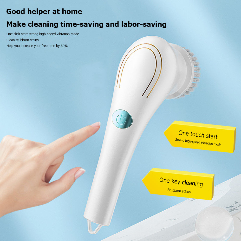 Electric Cleaning Brush Scrubber – Cordless Power Scrubber for Bathroom, Kitchen & Tiles (Deep Clean Tool)
