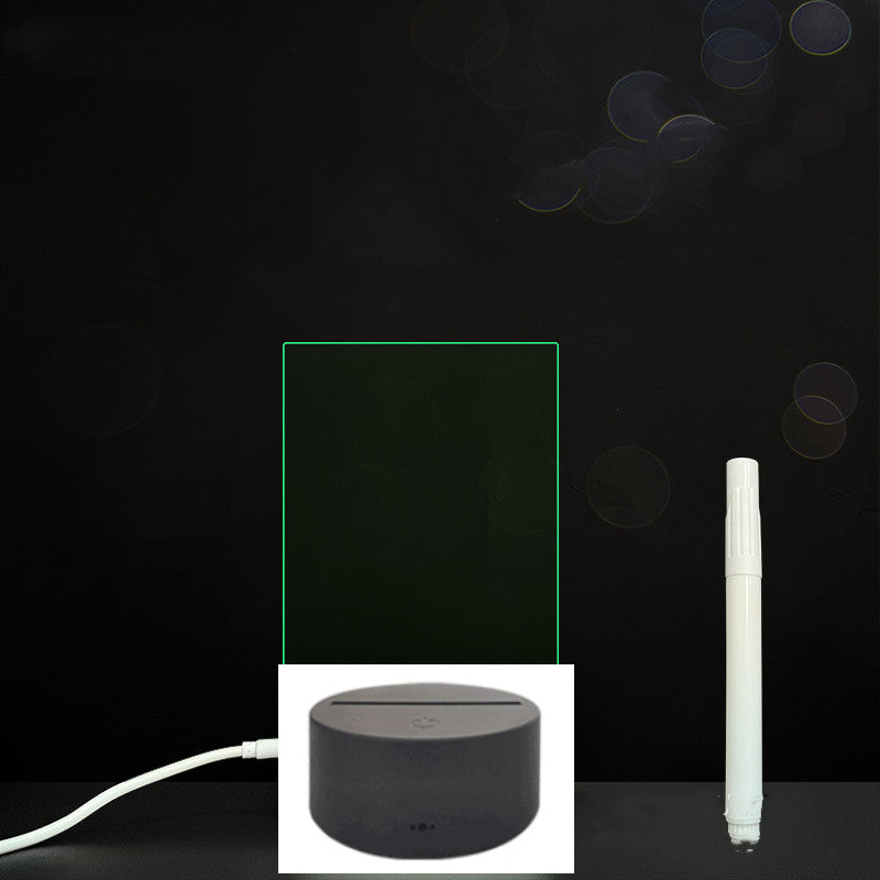 Glow Writing 3D Acrylic Board – LED Message Night Light for Notes, Reminders & Home Decor
