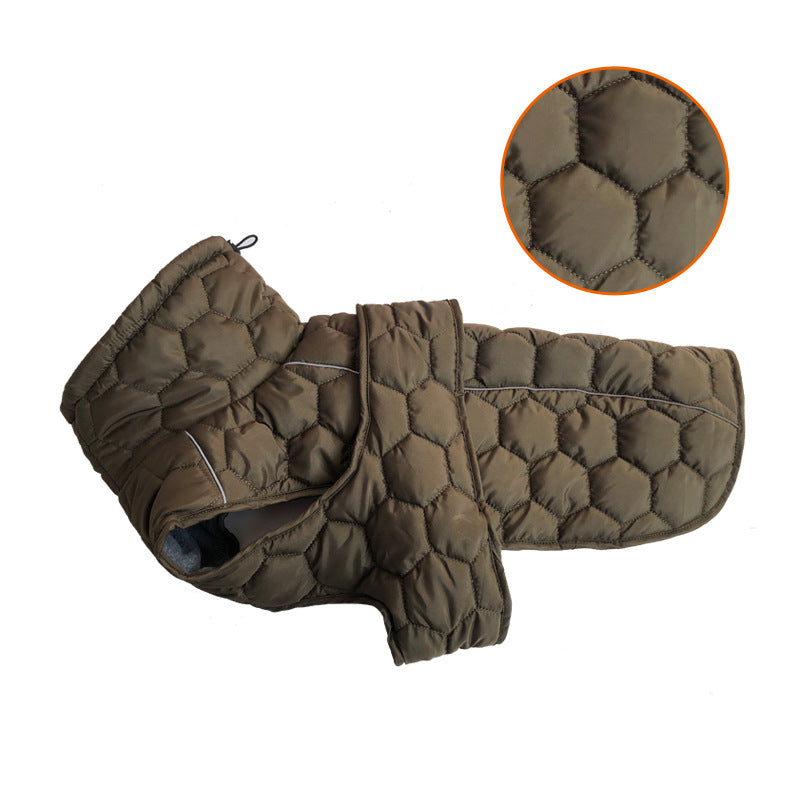 Outdoor Dog Winter Jacket Thickened Warm Coat – Waterproof Pet Clothing