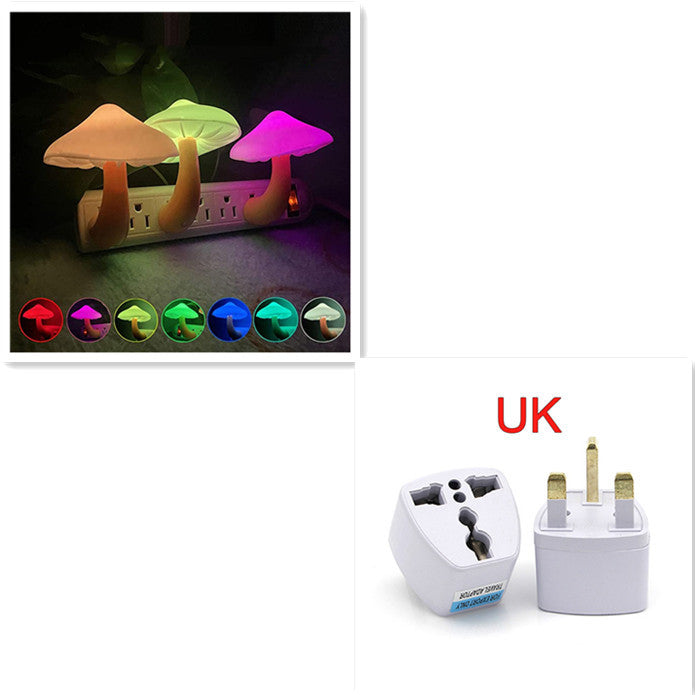 Sensor Mushroom Light – Plug, Forget, and Sleep Easy