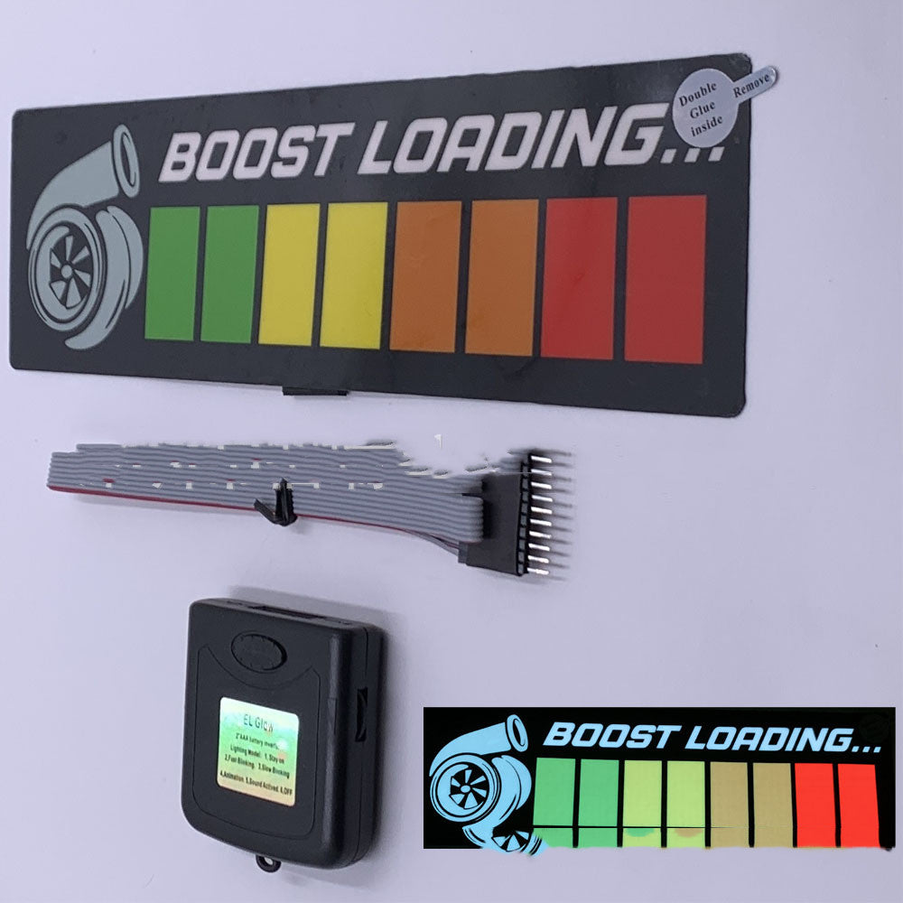 Car LED Windshield Glow Sign – Flashing Panel Sticker for Auto Styling