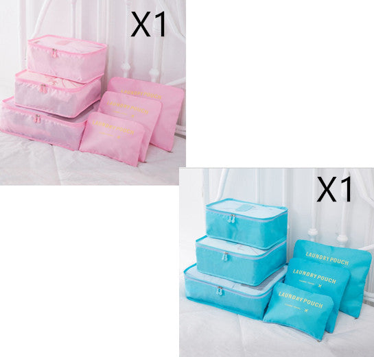 Travel Clothes Organizer Bags Set – 6PCS Packing Cubes for Luggage & Efficient Packing System