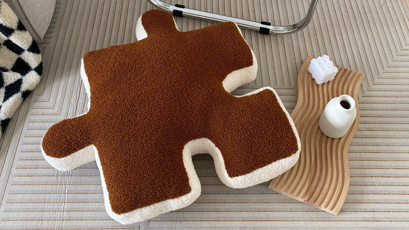Stylish Puzzle Cushion – Unique Home Décor Throw Pillow