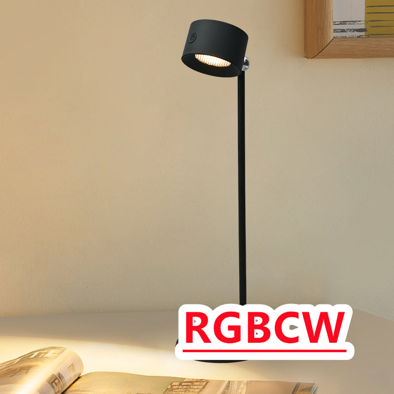 Smart Magnetic LED Table Lamp Wireless Rechargeable 360° Adjustable Night Light with Remote