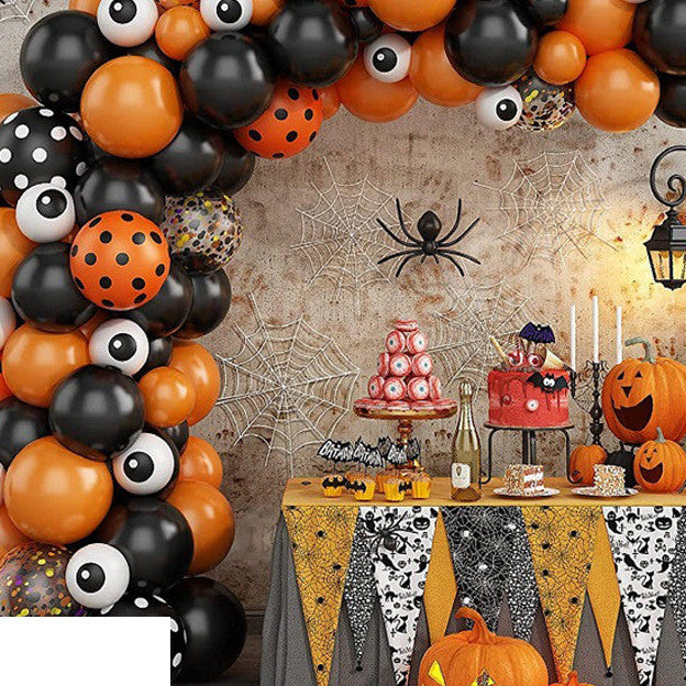 Spooky Halloween Balloon Decor Kit – Latex Balloons Set for Party, Birthday & Event Setup