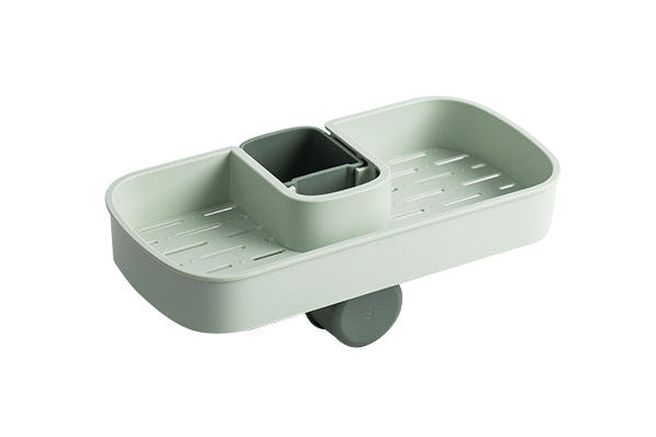 Kitchen Sink Faucet Holder – Space-Saving Sponge & Soap Drain Rack Organizer