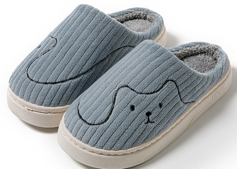 Plush Cat House Slippers – Non-Slip Indoor Footwear