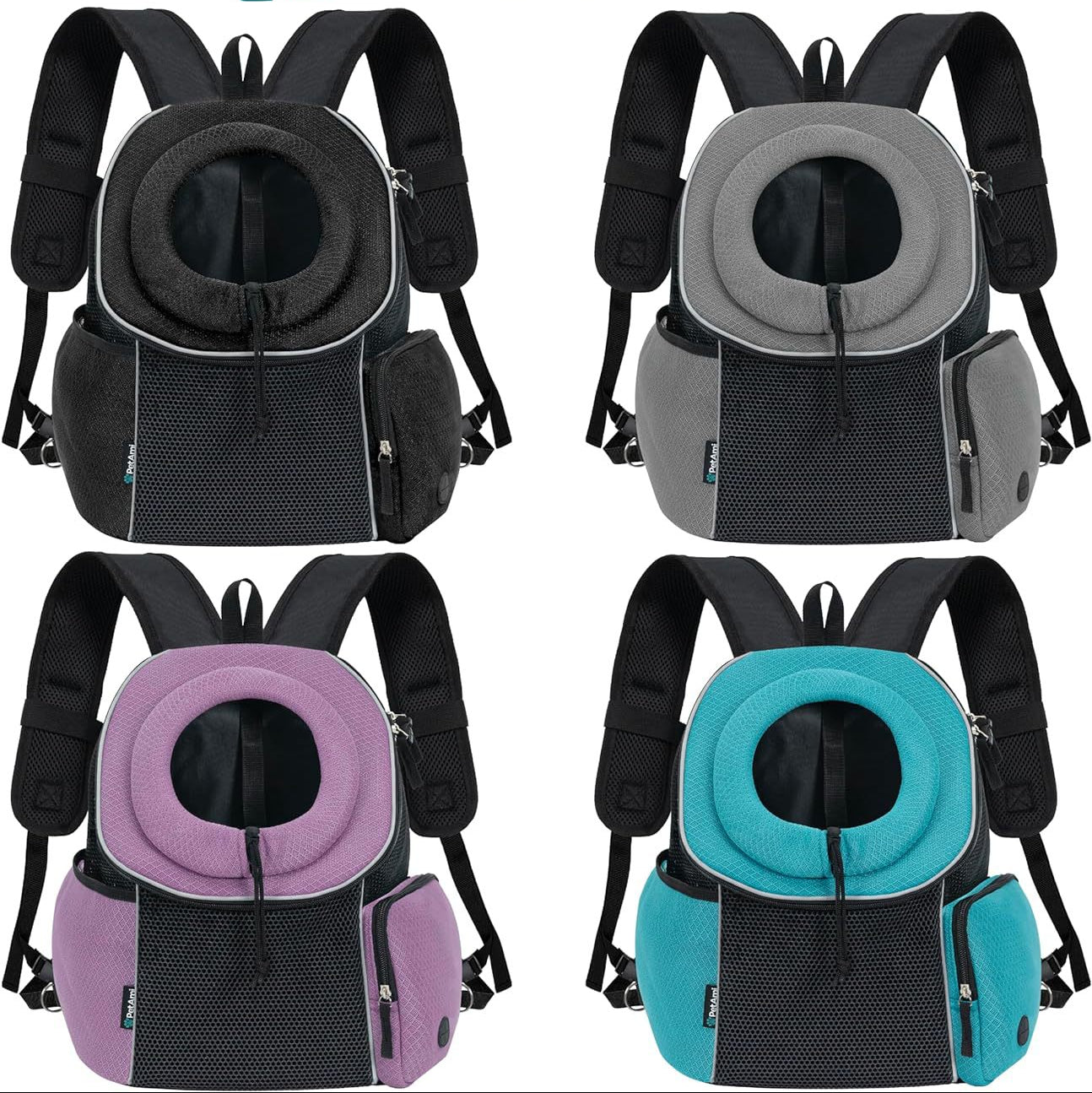 Outdoor Dog Carrier Backpack – Comfortable Breathable Pet Travel Bag for Small Dogs & Puppies
