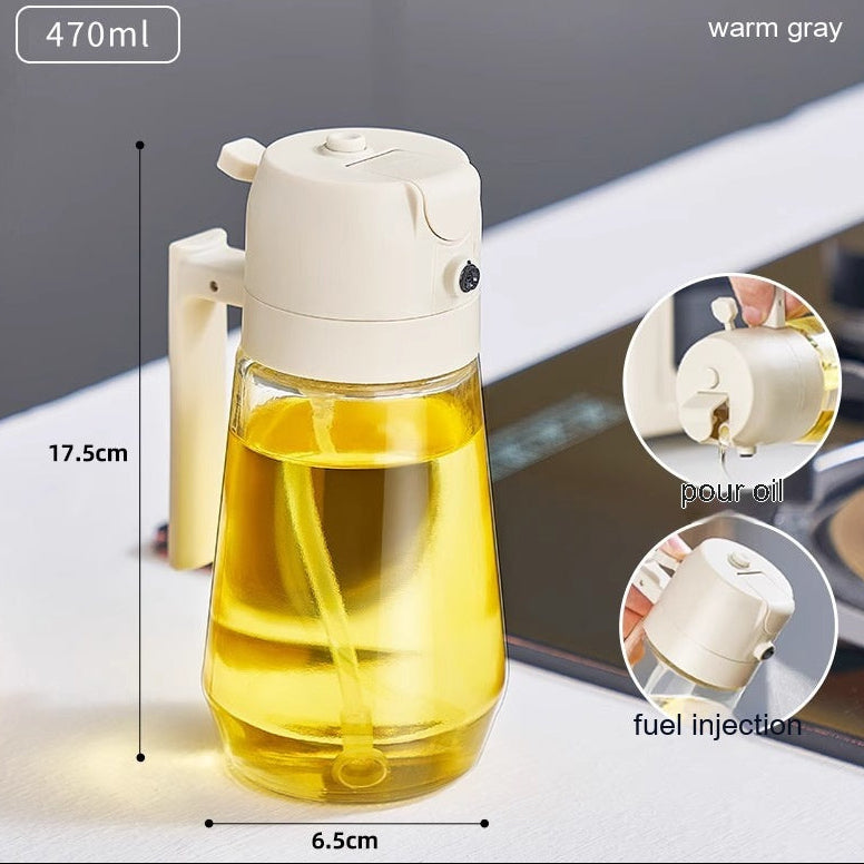 Olive Oil & Vinegar Sprayer Bottle – Kitchen Cooking & BBQ Oil Spray