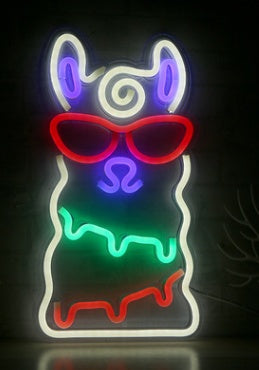 Aesthetic LED Neon Light Acrylic Back Panel – Room Decor Lamp for Bedroom & Gifts