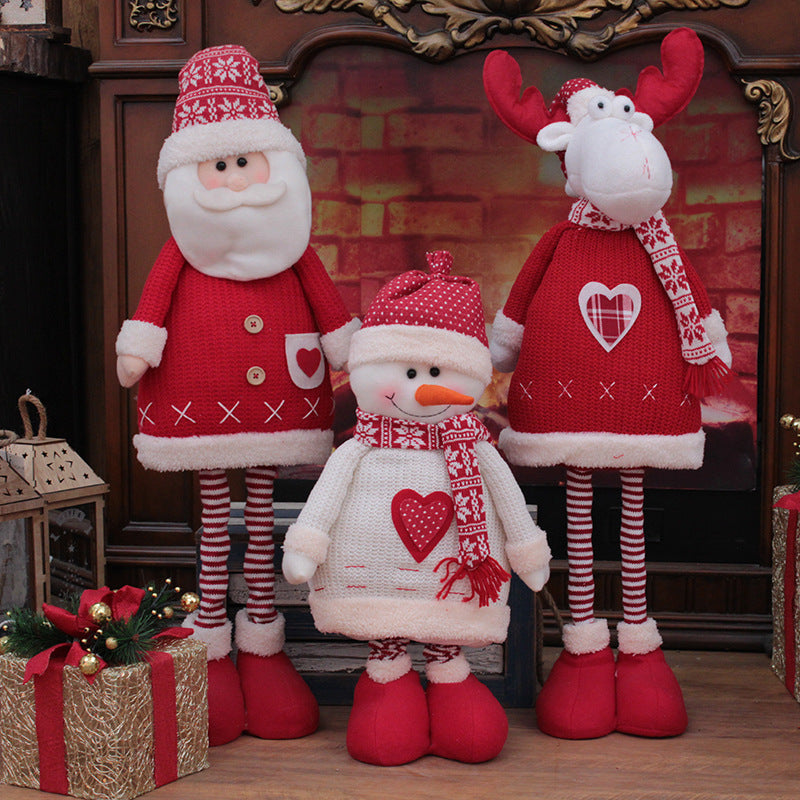 Santa Claus Doll Large Christmas Decor – Holiday Home Decoration for Party, Gifts & Events