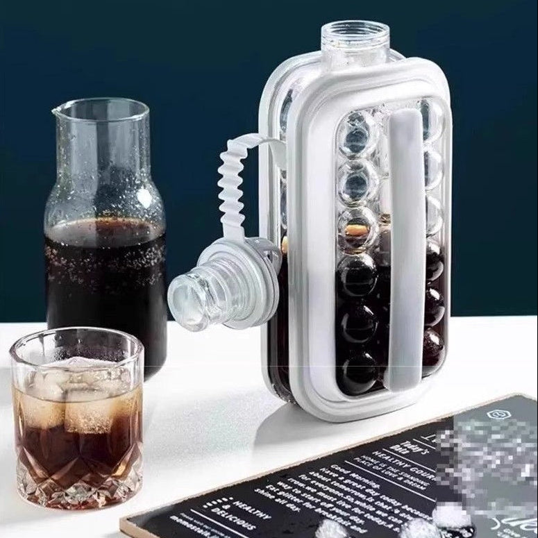 Quick Release Ice Ball Tray & Cold Kettle – 2-in-1 Summer Kitchen Gadget