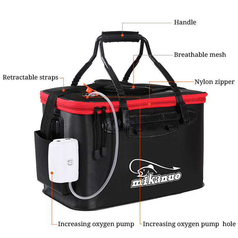 Portable Fishing Tackle Bag EVA – Folding Live Fish Tank Bucket | Outdoor Fishing Gear