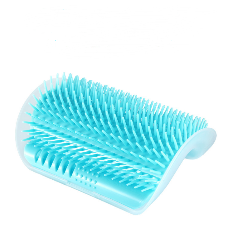 Cat Self Grooming Massager – Wall Brush for Hair Removal & Anxiety Relief