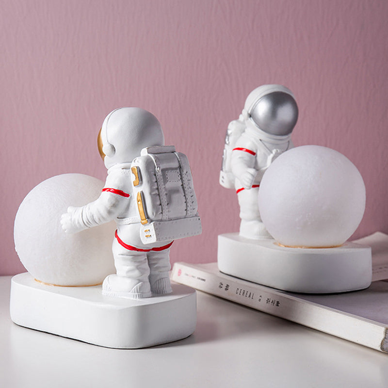 Astronaut Space Night Light LED Bedside Lamp – Nursery Decor Cute Sleep Light for Kids Room