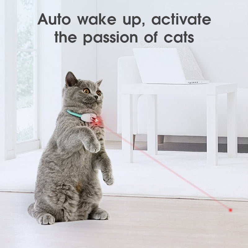 Automatic Cat Laser Toy – Interactive Smart Collar Toy for Indoor Cats