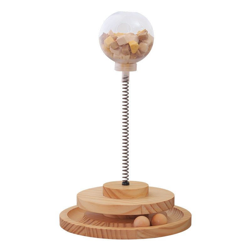 Pet Treat Dispenser Toy Cat – Interactive Slow Feeder Catnip Puzzle Game