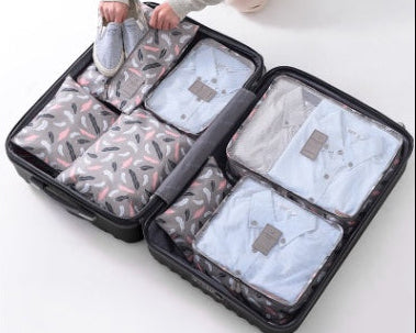 Travel Packing Cubes Set – Waterproof Nylon Organizer Bag for Trips
