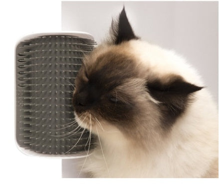 Cat Self Grooming Massager – Wall Brush for Hair Removal & Anxiety Relief