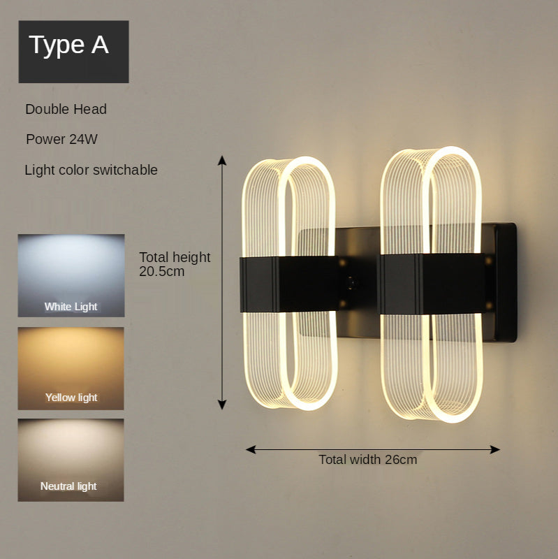 Nordic Style Wall Lamp – Golden Modern Lighting Fixture for Cozy Decor