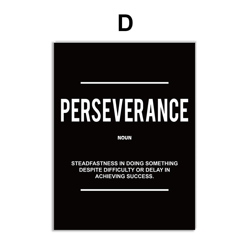 Inspirational Wall Art Canvas – Motivational Quotes Decor for Home & Workspace