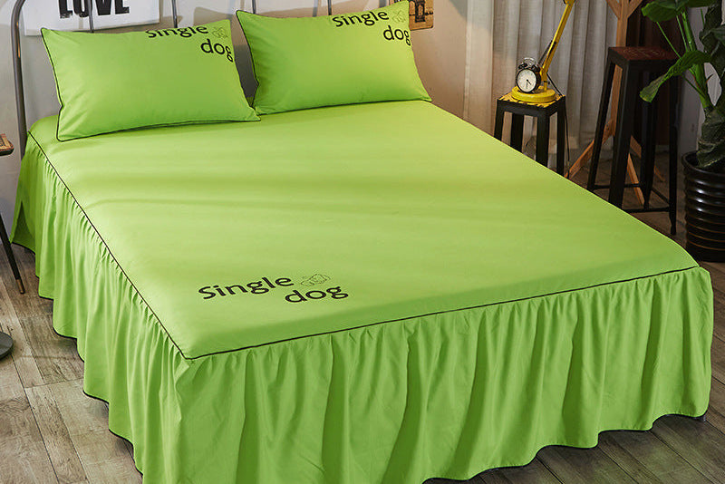Soft Brushed Beauty Bed Cover – Spa Bed Skirt for Massage Table, Facial & Salon Setup