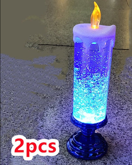 Mini LED Candle for Bedroom – Color Changing Waterproof Night Light & Home Decor