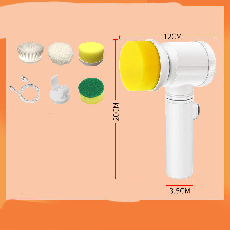 Smart Electric Dishwashing Scrubber – Rechargeable Kitchen Cleaning Brush for Sink & Stove
