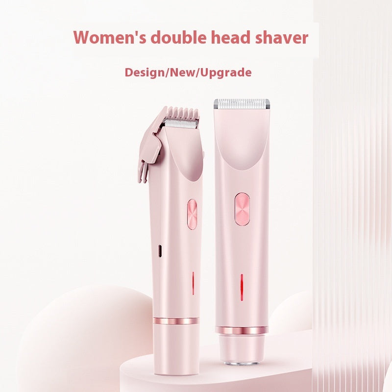 Women’s Electric Bikini Trimmer 2-in-1 Hair Remover – Painless Wet & Dry Pubic Hair Shaver for Sensitive Skin