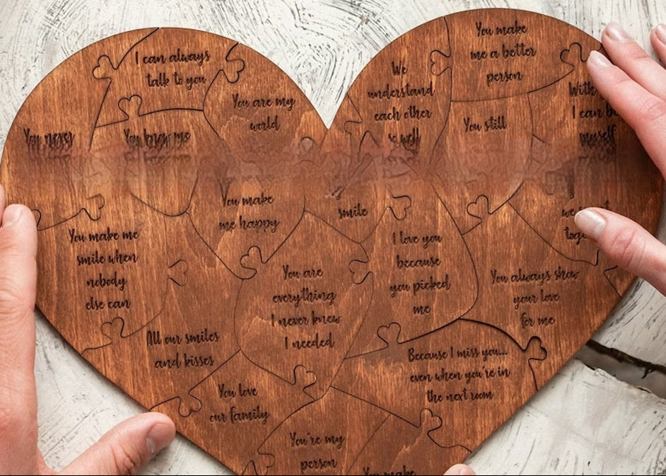 Wooden Love Puzzle – ‘Reasons Why I Love You’
