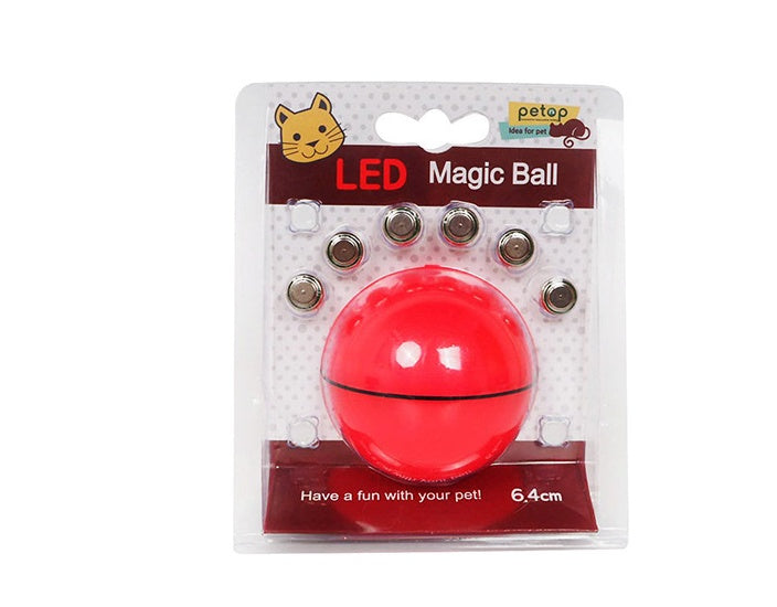 Interactive Rolling Cat Toy Ball – LED Laser Pet Toy for Endless Play & Exercise
