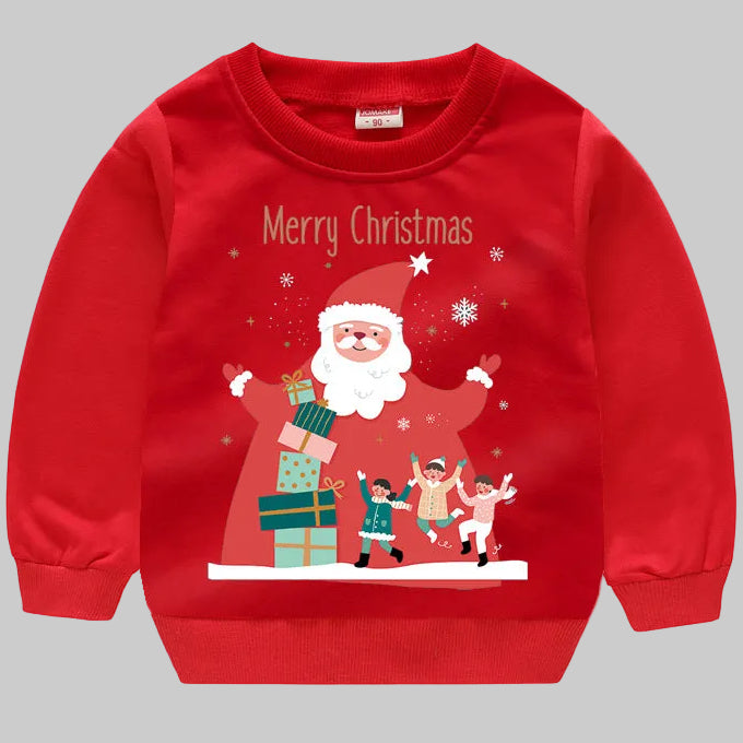 Cute Christmas Kids Sweater – Casual Holiday Clothing Warm Winter Outfit