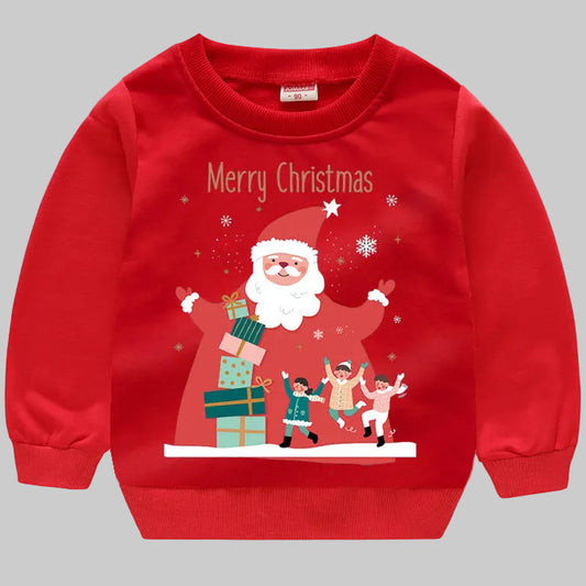 Cute Christmas Kids Sweater – Casual Holiday Clothing Warm Winter Outfit