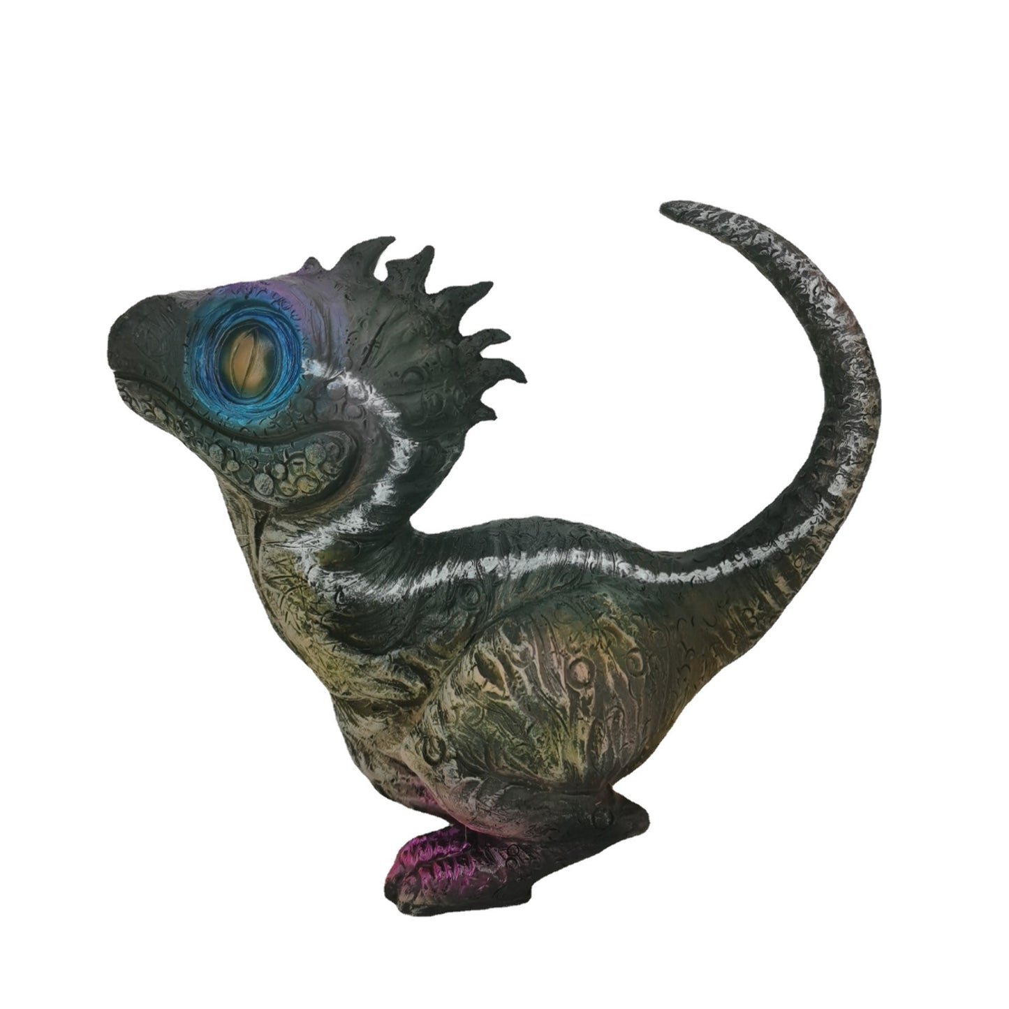 Realistic Cute Dinosaur Figurine – Resin Velociraptor Ornament for  Home Decoration