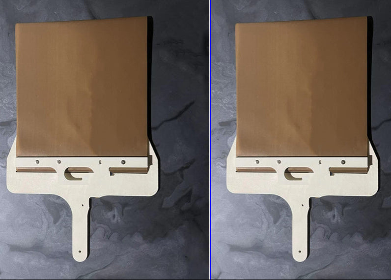 Sliding Pizza Peel with Wooden Handle – Easy Transfer Pizza Board for Home Oven & Baking