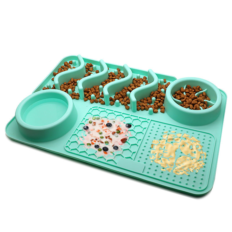 Non-Slip Dog Lick Mat – Calming Slow Feeder Pad for Anxiety