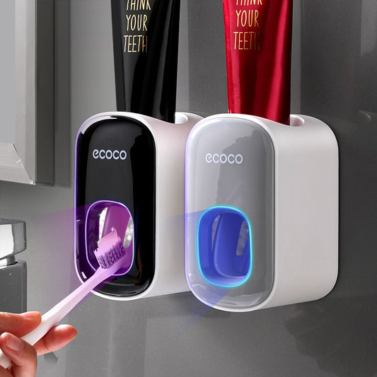Bathroom Organizer & Toothpaste Dispenser for Everyday Ease
