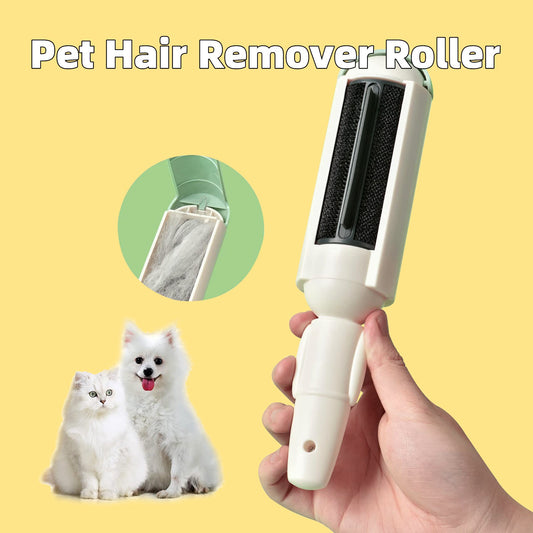 Portable Pet Lint Roller – Self Cleaning Hair Remover for Furniture & Clothing