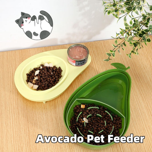 Pet Automatic Feeder Bowl with Water Bottle – Slow Food Dog Cat Feeding Container
