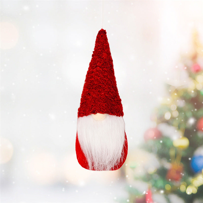 Christmas Hanging Knitted Ornament – Small Festive Pendant