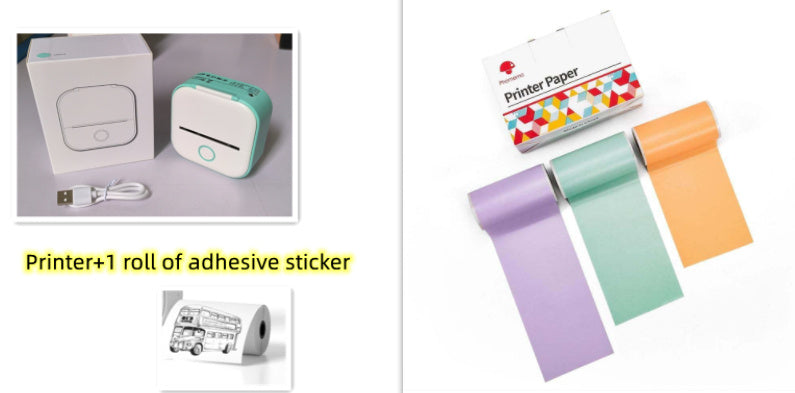 Mini Label & Photo Printer – Easy, Quick, Portable