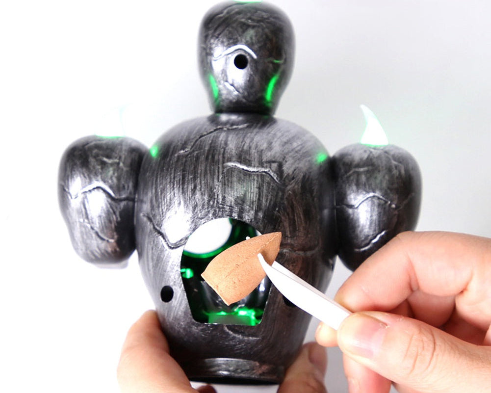 Halloween Skull LED Light Decoration – Spooky Glow Ornaments for Home & Party Decor