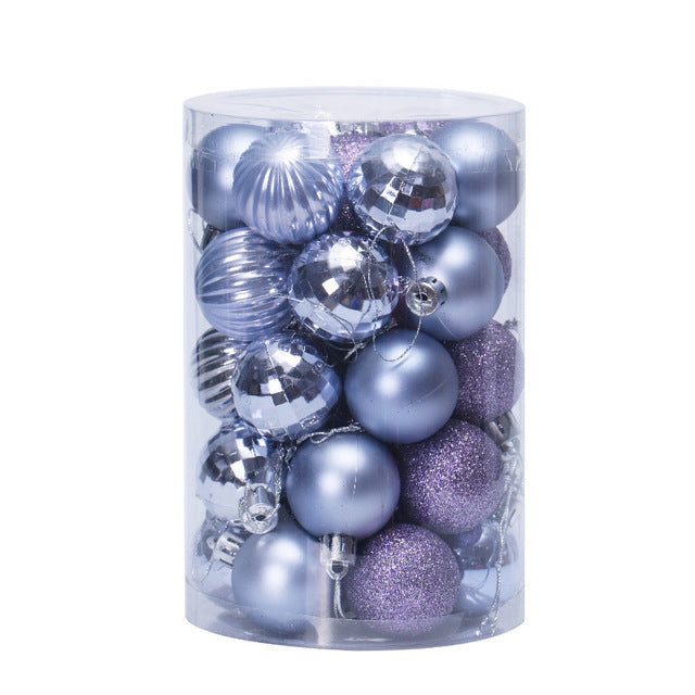34pcs Christmas Ball Ornaments Set 4cm – Shatterproof Xmas Tree Decorations