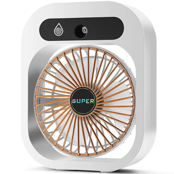 Mini Portable Air Cooler – USB Misting Fan for Desk, Travel & Small Spaces