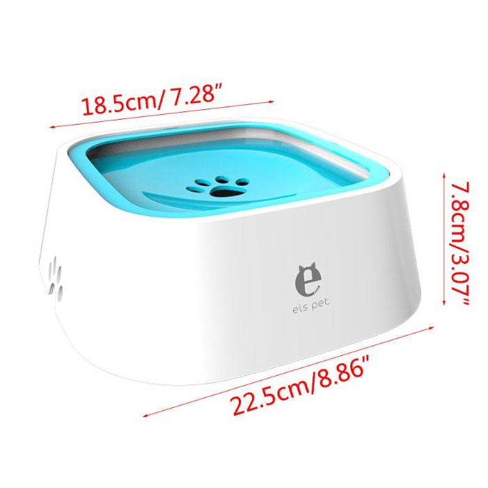 Mess-Free Portable Dog Bowl – Splash-Proof Floating Water Bowl for Pets