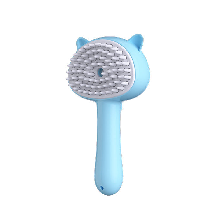 Smart Pet Grooming Brush with Mist – Self Cleaning Dog & Cat Detangling & Deshedding Comb