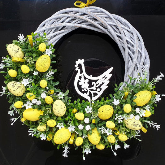 Spring Easter Bunny Garland Hanging Decor | Holiday Party Home Wall Decoration Props